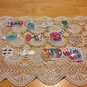 Medical / Nursing Theme Cellphone Stickers Bundle